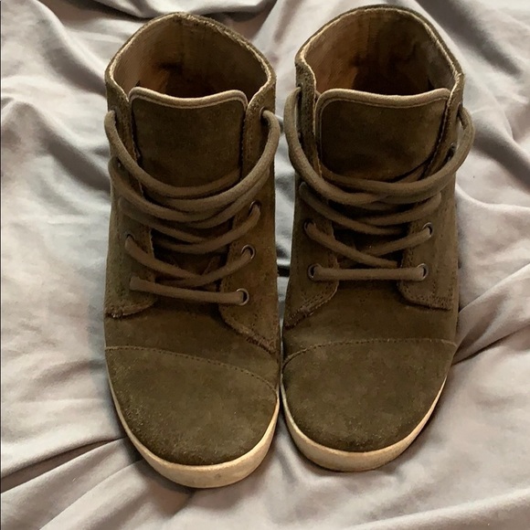 Toms Shoes - Toms Green High Tops